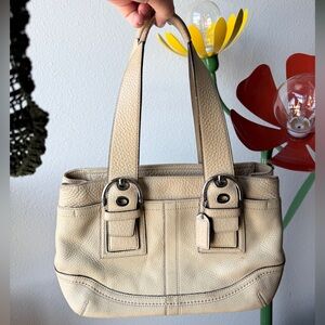 Coach Beige Soho Tote Bag